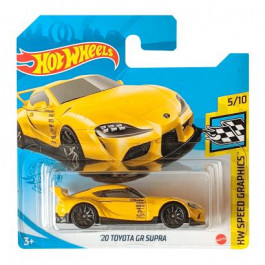   Hot Wheels 20 Toyota GR Supra Speed Graphics 1:64 GTB76 Yellow