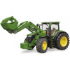 Bruder John Deere 7R 350 с погрузчиком (03151) - зображення 1