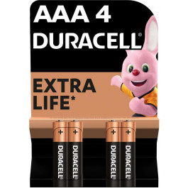   Duracell AAA bat Alkaline 4шт Basic 81545421