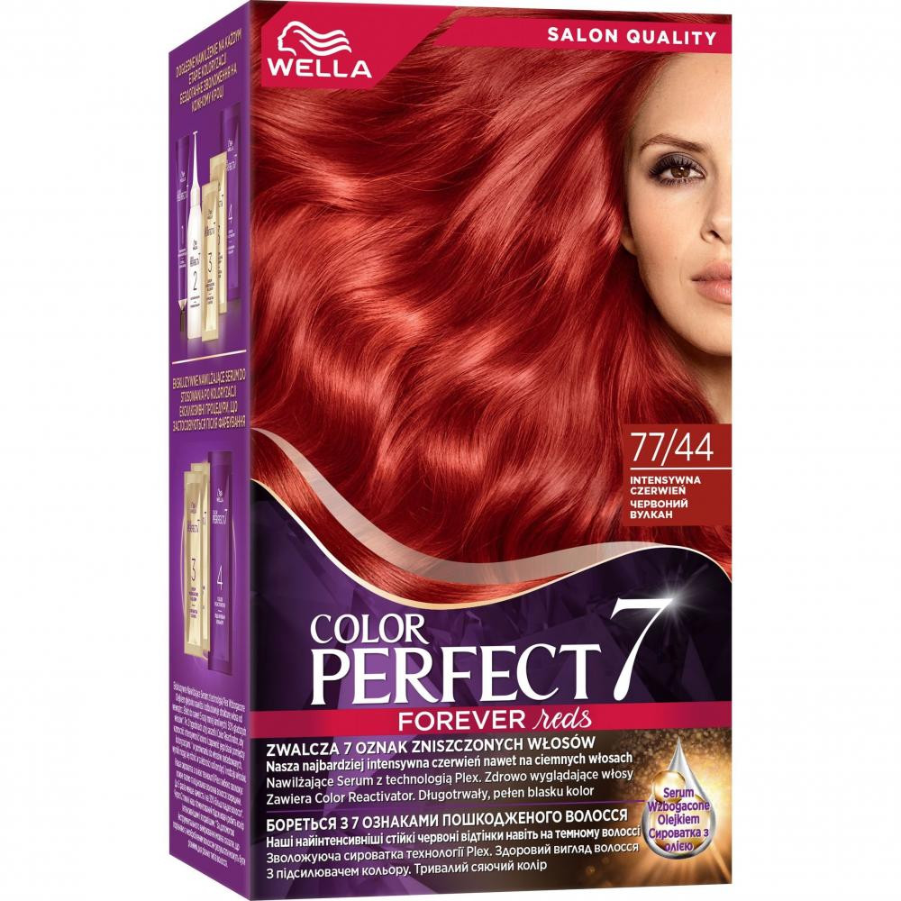 Wella Фарба для волосся  Color Perfect 77/44 Вулканічний червоний (4064666598437) - зображення 1