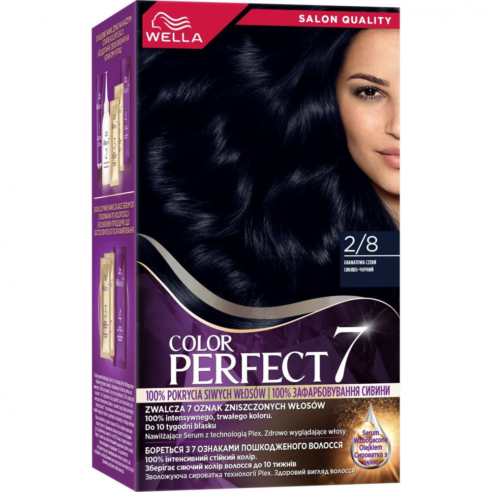 Wella Фарба для волосся  Color Perfect 2/8 Синяво-чорний (4064666598260) - зображення 1