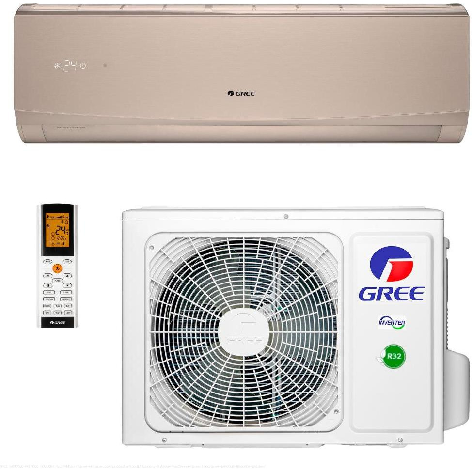 GREE Lomo Inverter GWH12QC-K6DND2D Golden - зображення 1