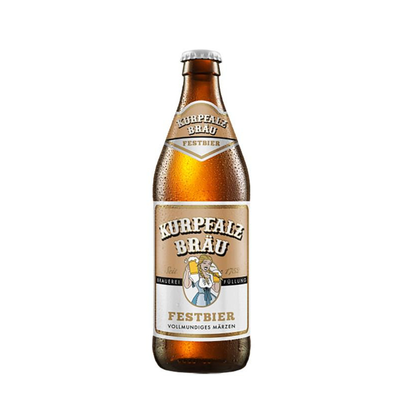 Kurpfalz Brau Пиво  Festbier світле, 0,5 л (4043800016600) - зображення 1