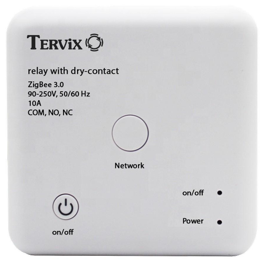 Tervix Pro Line ZigBee Dry Contact On/Off реле з сухим контактом (431181) - зображення 1