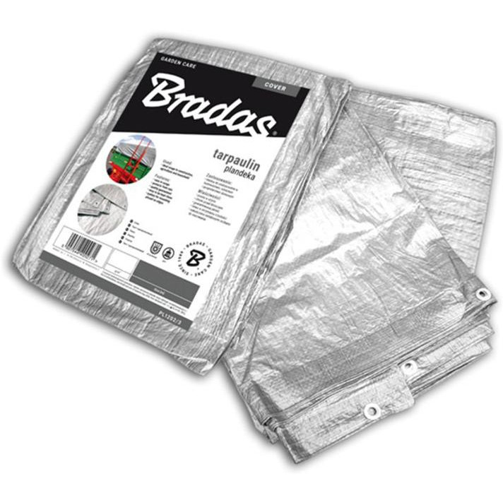 Bradas Усиленный тент, тарпаулин, SILVER, 120гр/м2, 10х12м (PL12010/12) - зображення 1