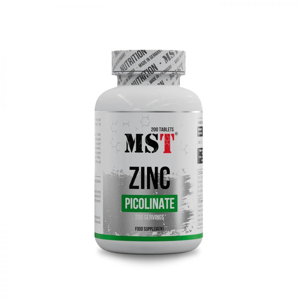 MST Nutrition Zinc Picolinate 200 таблеток - зображення 1