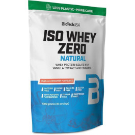   BiotechUSA Iso Whey Zero Natural 1000 g /40 servings/ Vanilla-Cinnamon