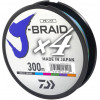 Daiwa J-Braid X4 / Multicolor / 0.19mm 300m 10.2kg (12745-119) - зображення 1