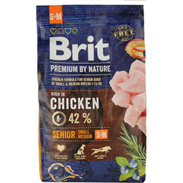   Brit Premium Senior S+M 3 кг 170820/6390