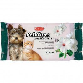   Padovan Очищающие влажные салфетки Pet Wipes Muschio Bianco 40 шт (PP00463)