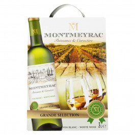   Montmeyrac Вино  white dry, 3 л (3500610134500)