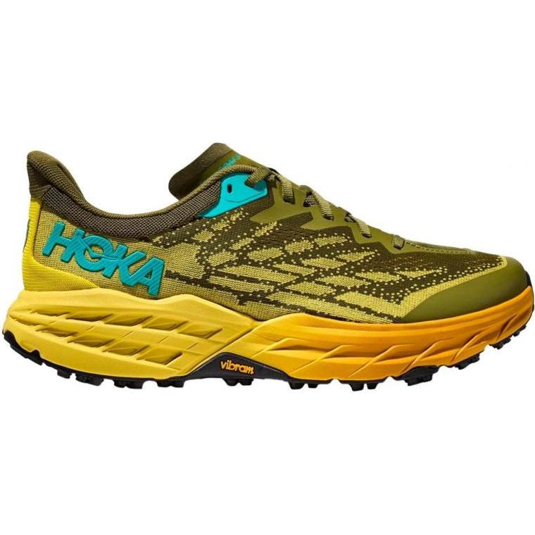 HOKA ONE ONE Кросівки  M Speedgoat 5 45.5 Avocado/Passion Fruit (1092-196565162328) - зображення 1