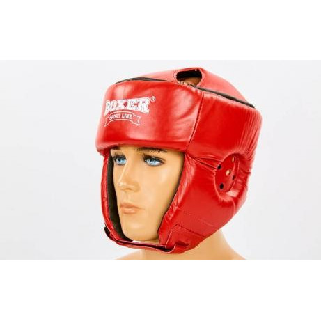 Boxer Sport Line Шлем боксерский открытый 2029 / размер M, красный - зображення 1