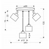 Candellux Люстра  Wama 4х40 Е27 (34-00507) - зображення 2