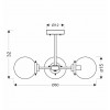 Candellux Люстра  Lens 3х40 Е14 (33-01290) - зображення 4