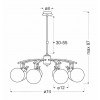 Candellux Люстра  Ghost 8х40 G9 (38-14764) - зображення 3