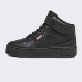   PUMA Женские кеды высокие  Carina Street Mid 39233702 40 (6.5UK) 25.5 см  Black- Black-Rose Gold (4099683