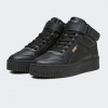 PUMA Женские кеды высокие  Carina Street Mid 39233702 40 (6.5UK) 25.5 см  Black- Black-Rose Gold (4099683 - зображення 2