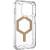 URBAN ARMOR GEAR iPhone 15 Pro Plyo Magsafe, Ice/Gold (114286114381) - зображення 6