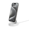 Belkin Magnetic Wireless Charging Stand Qi2 15W White (WIA008BTWH) - зображення 9