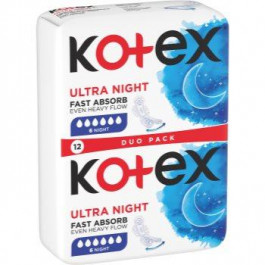   Kotex Ultra Comfort Night прокладки гігієнічні 12 кс