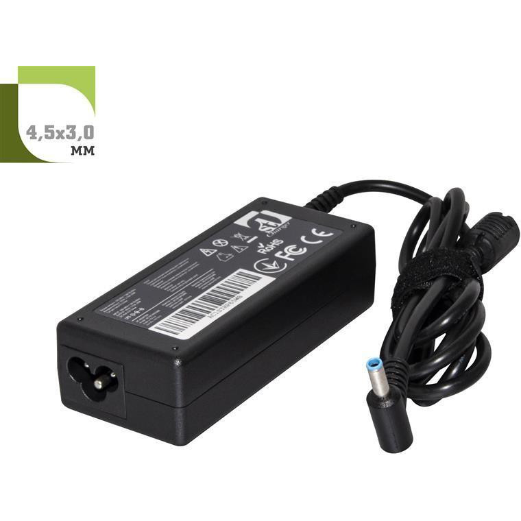 1StCharger для ноутбука HP 65W 19.5V/3.33A 4.5x3.0 (AC1STHP65WB) - зображення 1