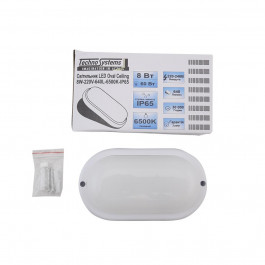   TechnoSystems Oval Ceiling 8W 640Lm 6500K (TNSy5000505)