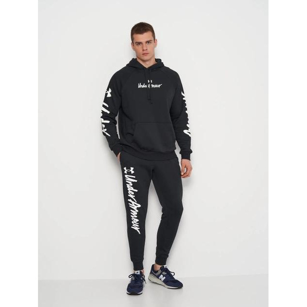 Under Armour Спортивні штани утеплені  Rival Fleece Graphic Jgrs 1379776-001 XL (196884199487) - зображення 1