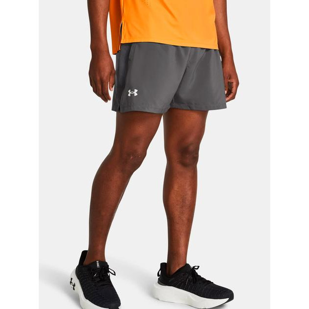 Under Armour Спортивні шорти чоловічі  Ua Launch 5'' Short 1382617-025 XXL Сірі (196885491498) - зображення 1