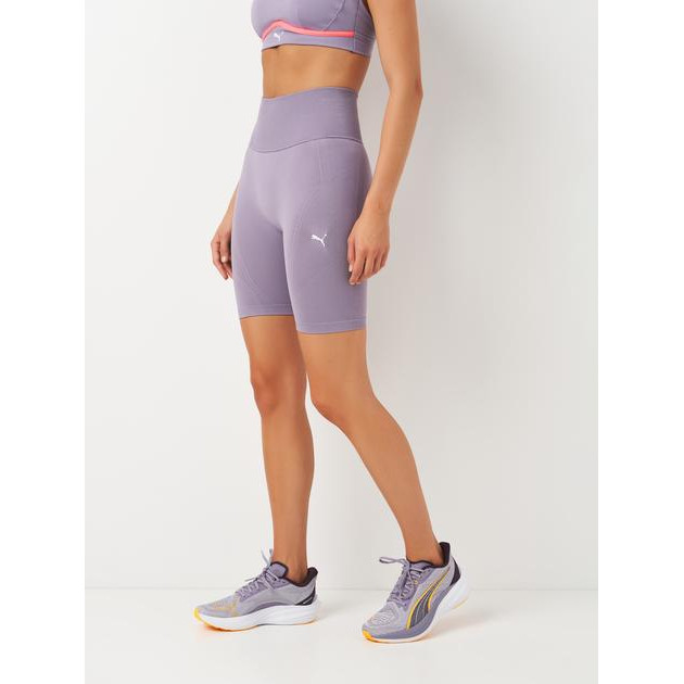 PUMA Спортивні шорти жіночі  Shapeluxe Seamless Hw Short 52438630 S Бузкові (4067981170265) - зображення 1