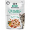 Brit Care Adult Sterilized Fillets in Gravy Tender Turkey 85 г (8595602565306) - зображення 1