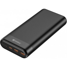   Sandberg PD 65W 3A QC3.0 20000 mAh, USB, 2хType-C OUT (420-62)