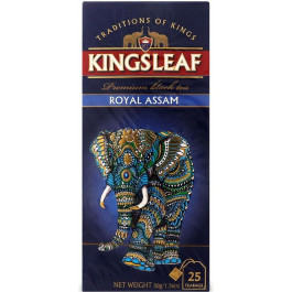   Kingsleaf Чай чорний  Royal assam, 25*2 г (4792252942578)