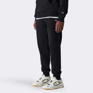 Champion Чорні чоловічі спортивнi штани  rib cuff pants cha220299-NBK S чорний - зображення 1