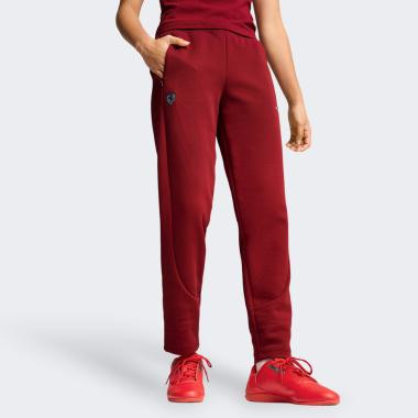 PUMA Бордові жіночі спортивнi штани  Ferrari Style Sweat Pants Wmn 627101/05 L бордовий - зображення 1