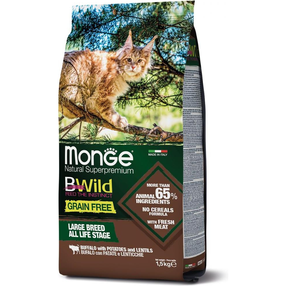 Monge BWild Grain Free Buffalo 1,5 кг (8009470012065) - зображення 1