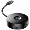 Baseus Round Box USB3.0x1 + USB2.0x2 Black (CAHUB-U01) - зображення 1