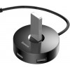 Baseus Round Box USB3.0x1 + USB2.0x2 Black (CAHUB-U01) - зображення 5