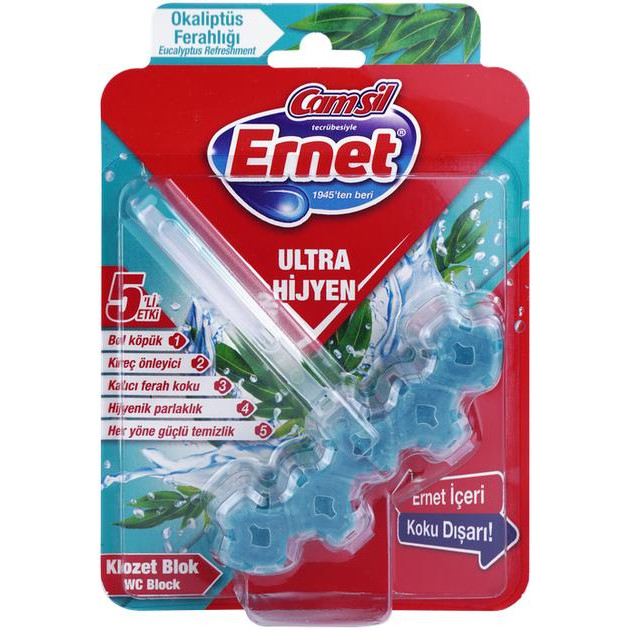 Ernet Туалетний блок  Ultra Hygiene Евкаліптова свіжість 50 г (8690546613806) - зображення 1