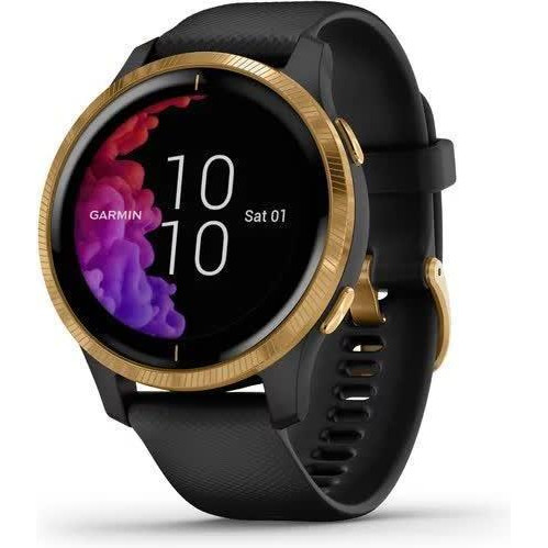 Garmin Venu Black/Gold (010-02173-33/31/39/32) - зображення 1