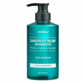   KUNDAL Шампунь для сухої шкіри голови Dandruff Relief Shampoo Apple Green Tea  500 мл