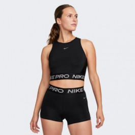   Nike Чорний жіночий топ  W NP DF CROP TANK SHINE FB5588-010