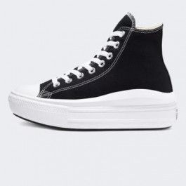   Converse Женские кеды высокие  Chuck Taylor All Star Move 568497C 38 (7.5) 24.5 см Black/Natural Ivory/White 