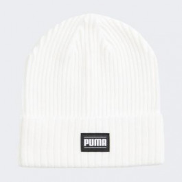   PUMA Шапка  Ribbed Classic Cuff Beanie 02403806 One Size Warm White (4099683448649)