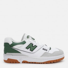   New Balance Чоловічі кеди низькі  550 BB550ESB 45 (11US) 29 см Білий/Зелений (197375688794)