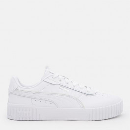   PUMA Жіночі кеди низькі  Carina 2.0 Lux 39501701 37.5 (4.5UK) 23.5 см  White-Vapor Gray- Silver (40996860