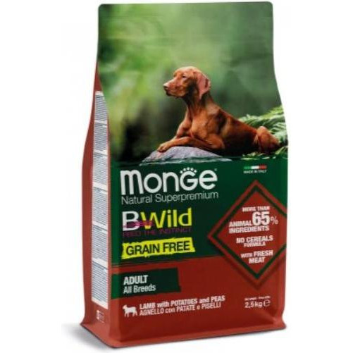 Monge Bwild Grain Free Adult All Breed with Lamb 15 кг (70056069) - зображення 1