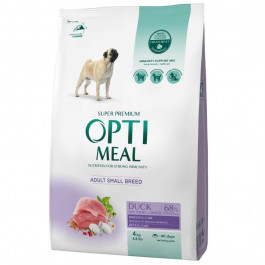   Optimeal Adult Small Dog со вкусом утки 4 кг (4820083905537)