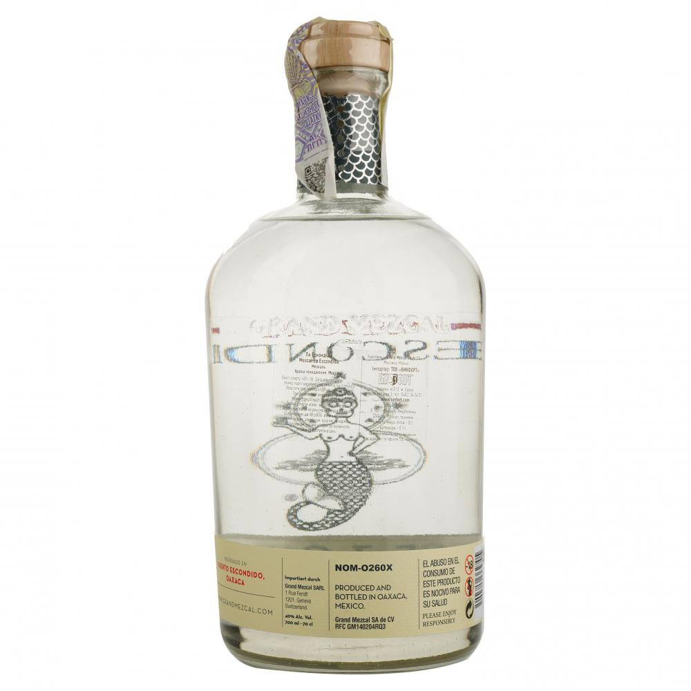 La Escondida Мескаль Grand Mezcal  0,7 л 40% (7500326362705) - зображення 1