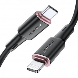   Acefast C2-01 USB Type-C to Lightning 1.2m Black (AFC2-01B)